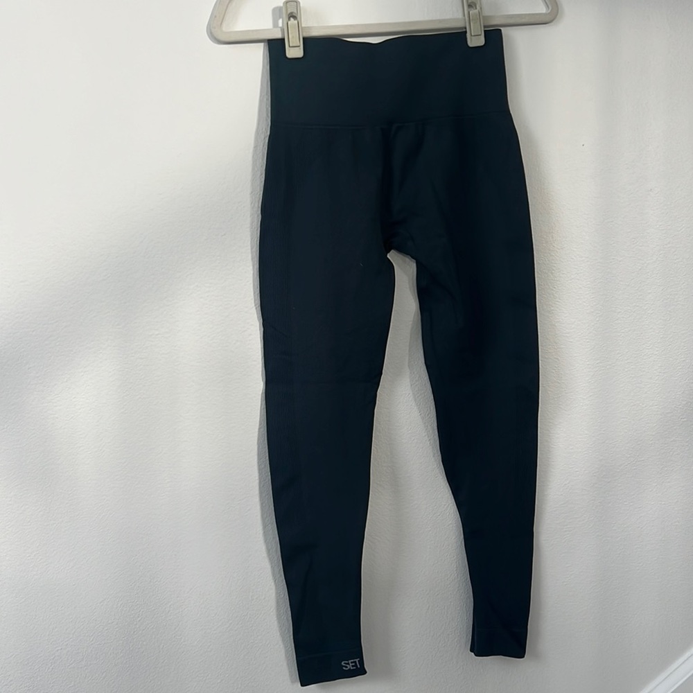 Set Active Navy SculptFlex Leggings